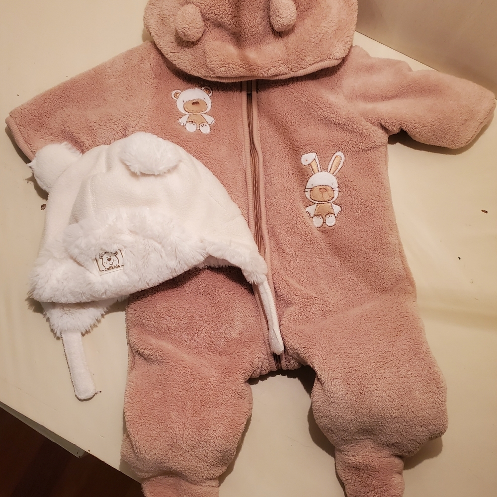 Ridiculously Adorable Winter One Piece with Hat